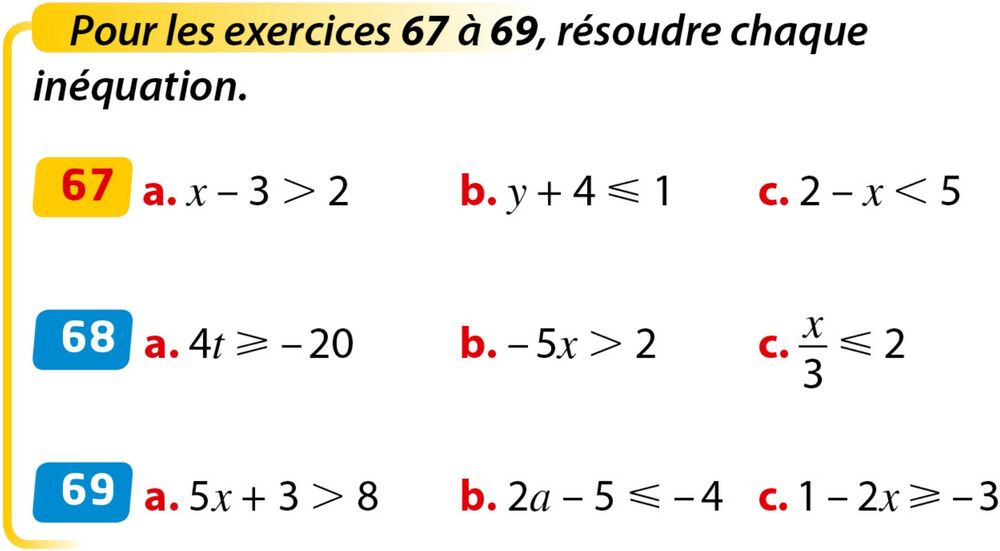 exercices